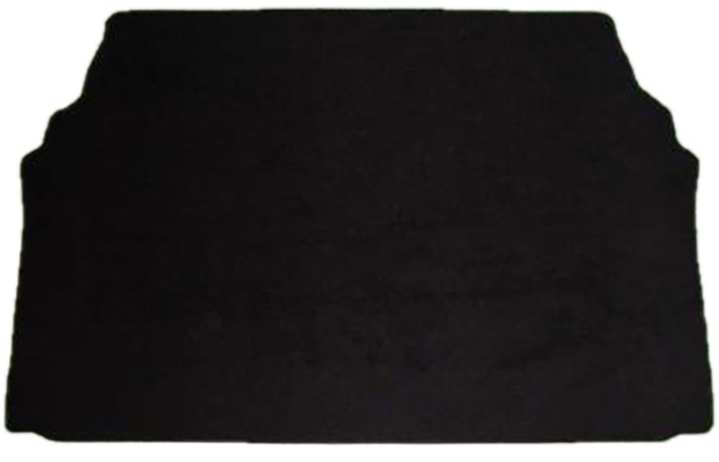 Eine Kofferraummatte in schwarz für Mercedes Benz W201 190er.