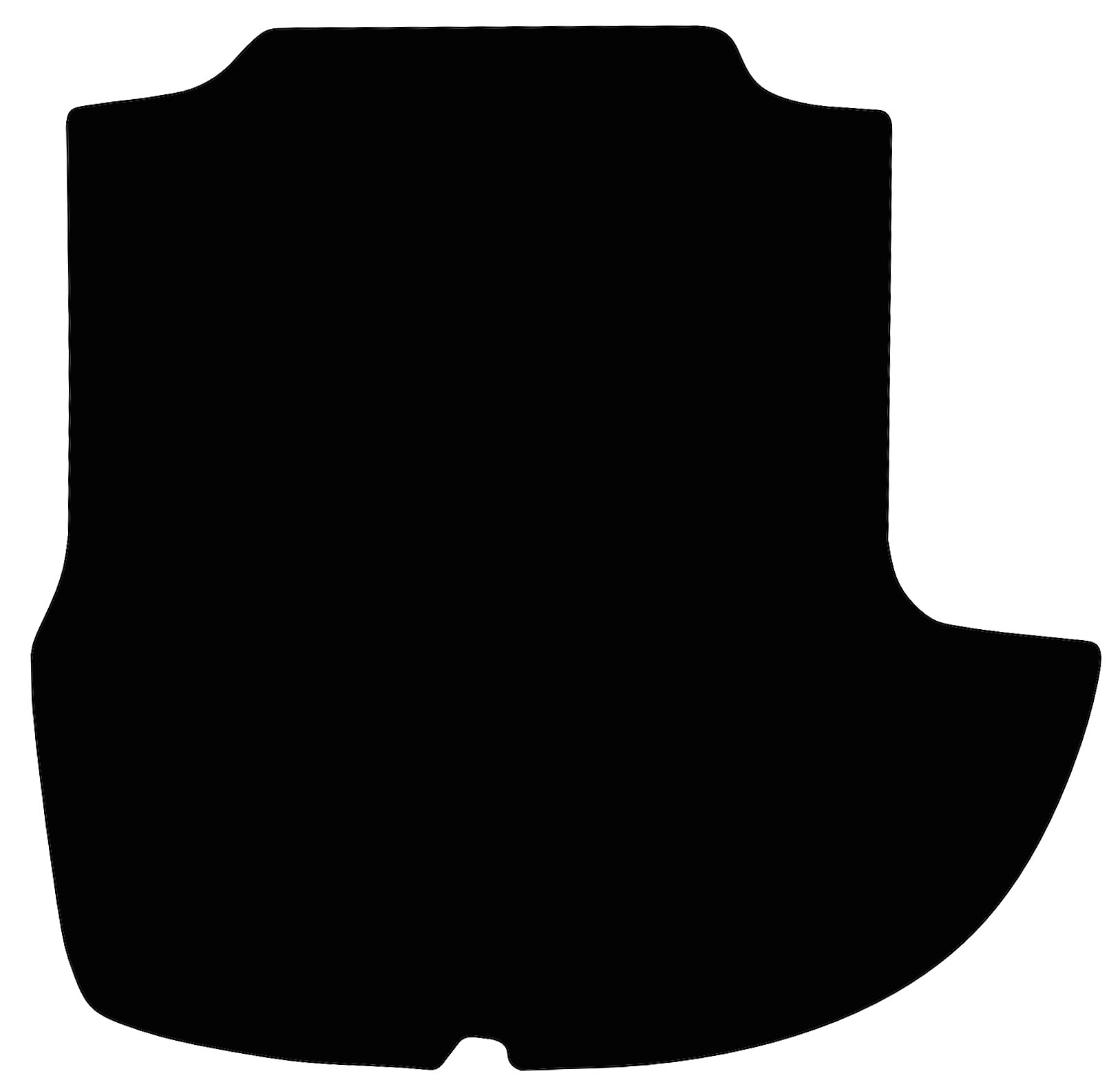 Eine Kofferraummatte in schwarz für Jaguar MK2.