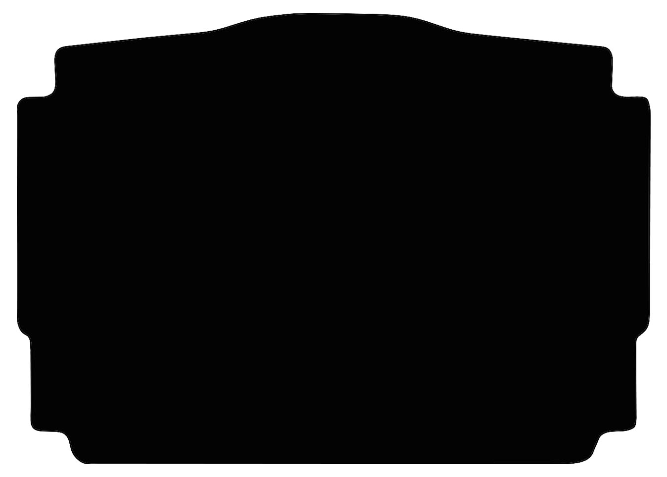 Eine Kofferraummatte in schwarz für Kia Cee´d JD.
