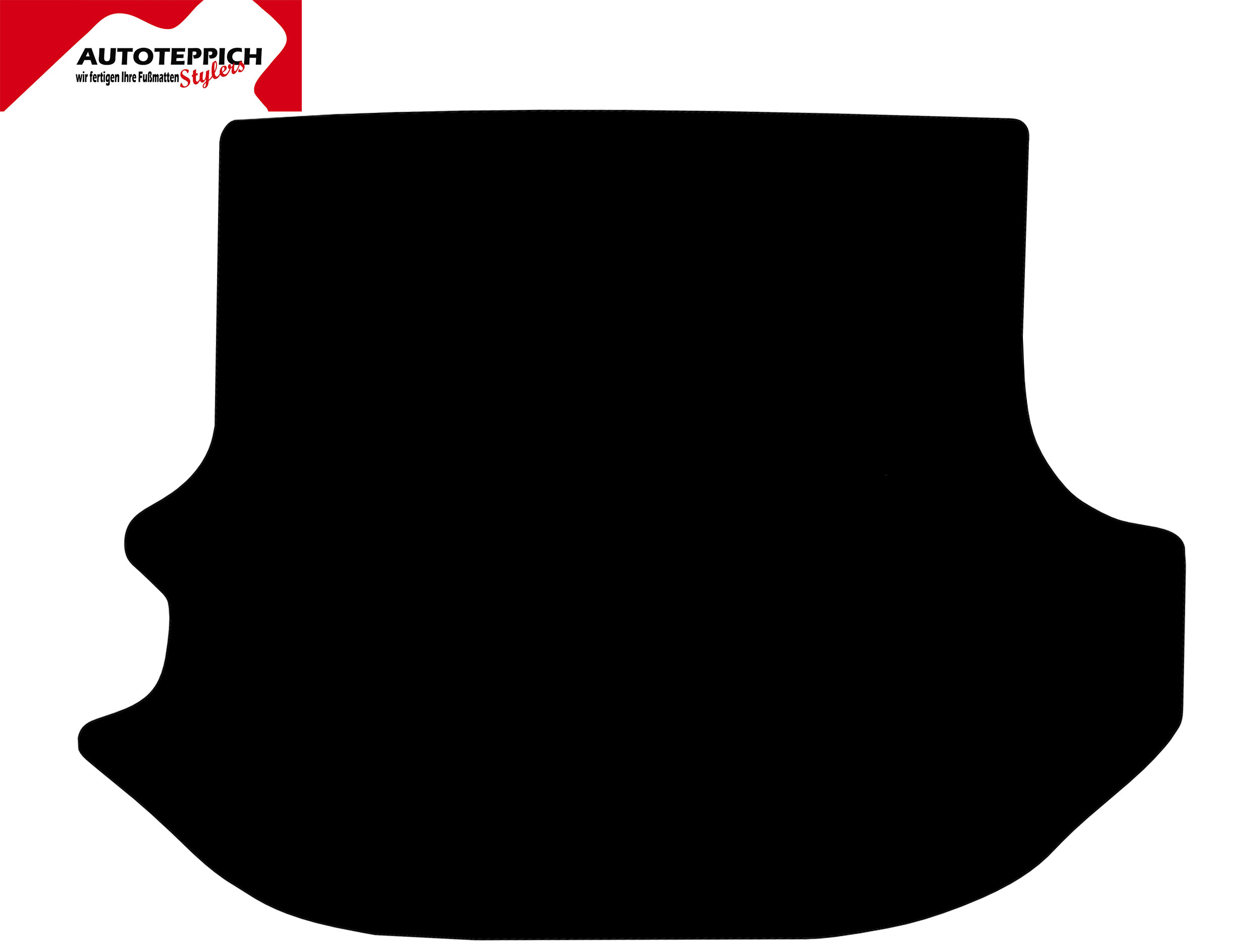 Eine Kofferraummatte in schwarz für Jeep Cherokee WJ.