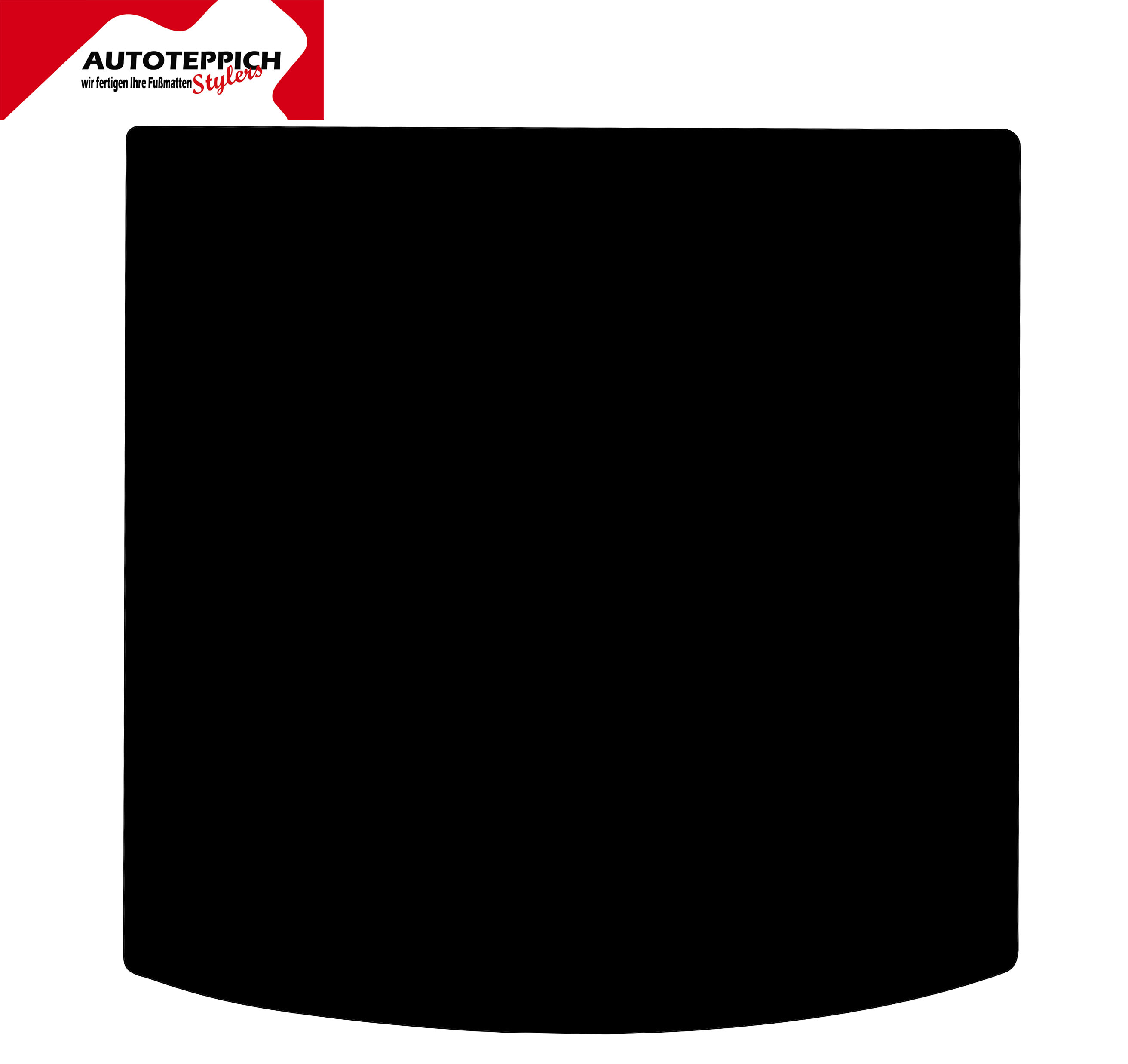 Eine Kofferraummatte für Seat Leon 5F SC Kombi in schwarz.