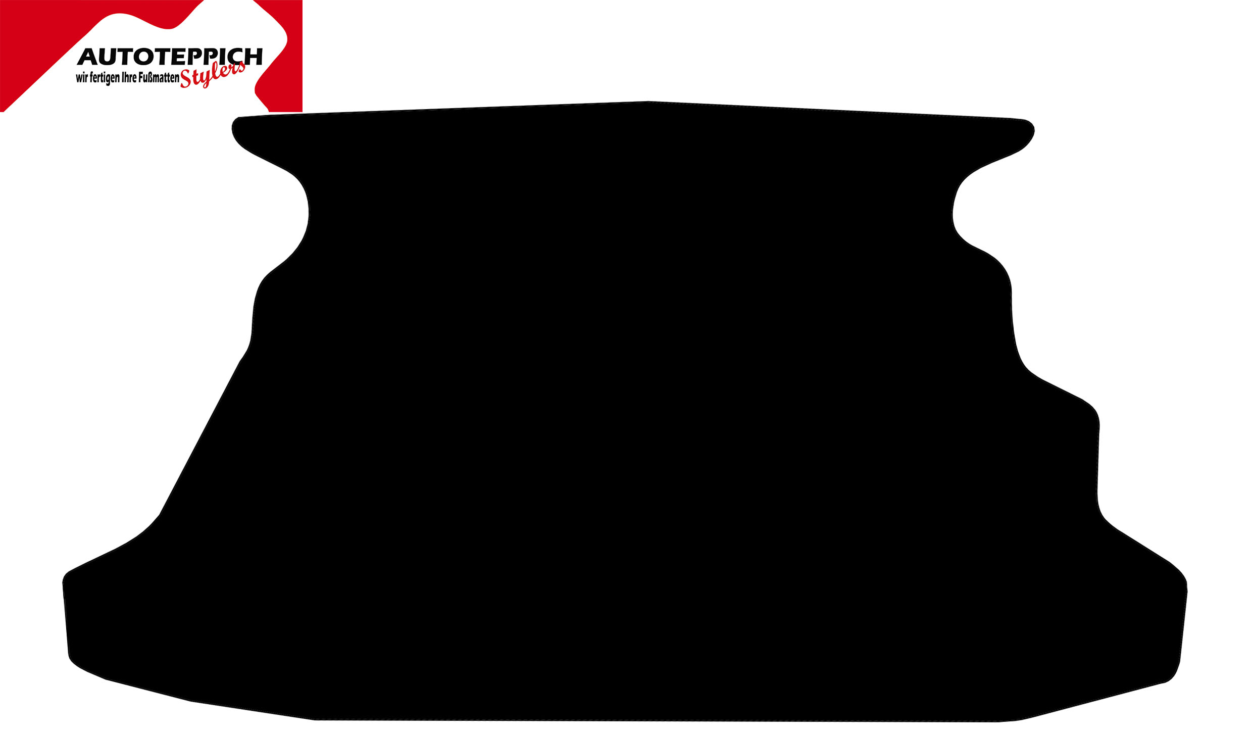 Eine Kofferraummatte in schwarz für Honda CRX ED9.