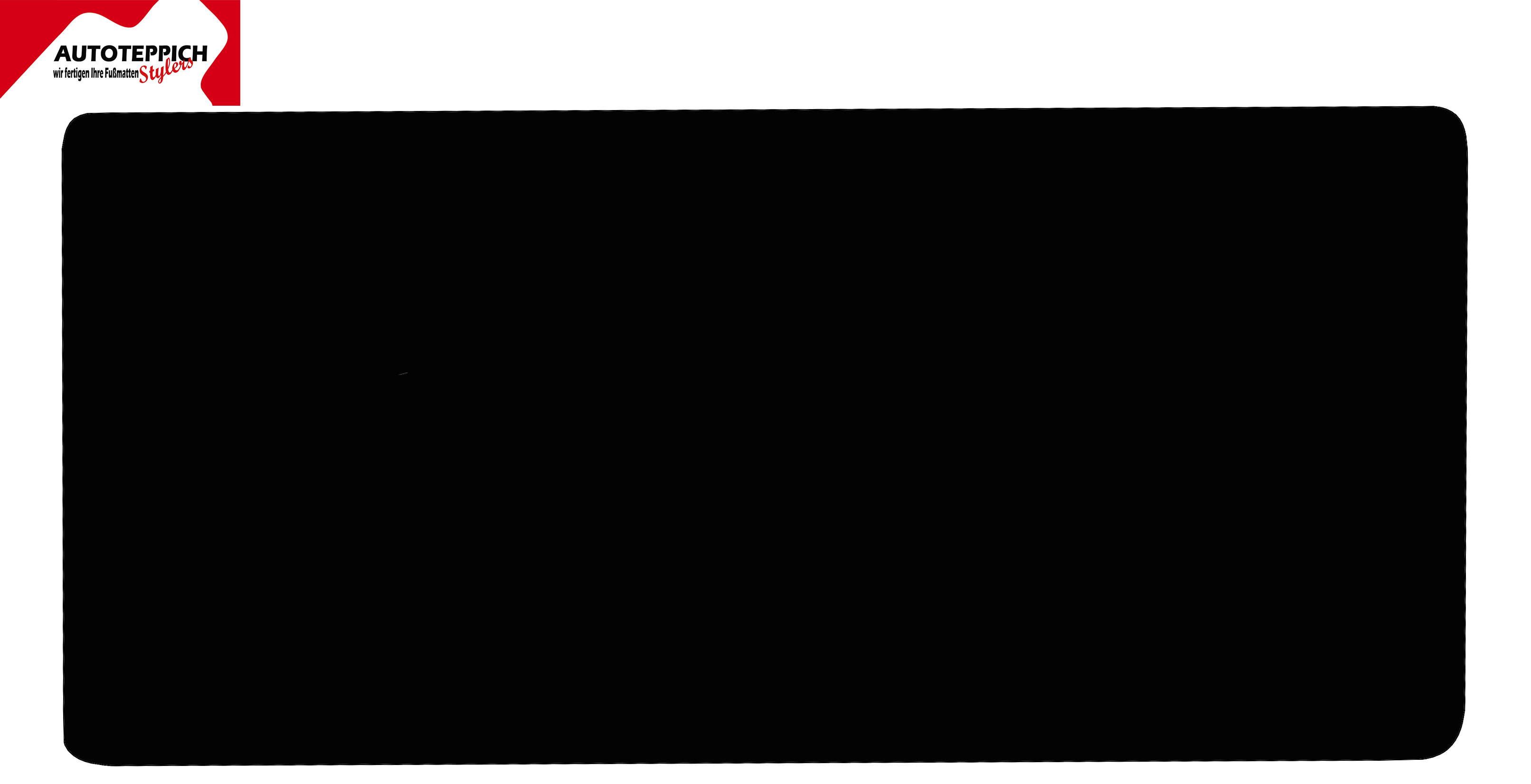 Eine Kofferraummatte in schwarz für Toyota 