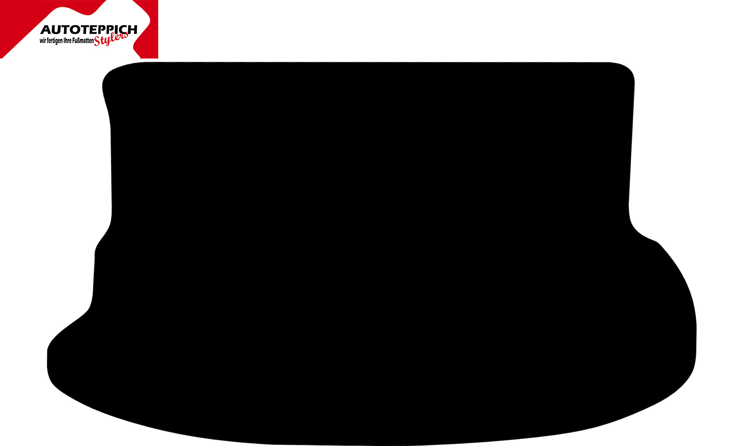 Eine Kofferraummatte in schwarz für Hyundai Tucson 2004-2010.