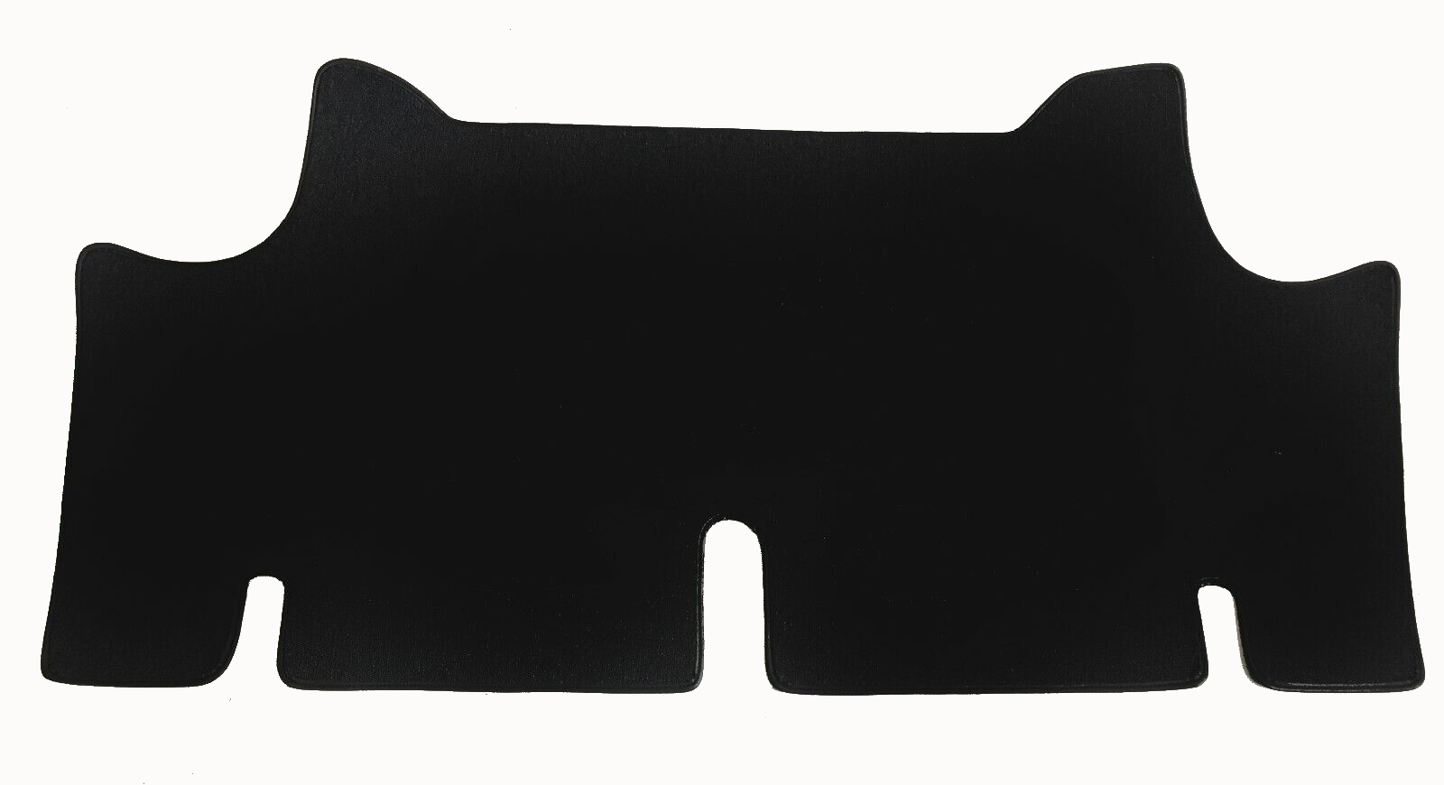 Eine Kofferraummatte in schwarz für Ford Mustang Cabrio 1964-1968.