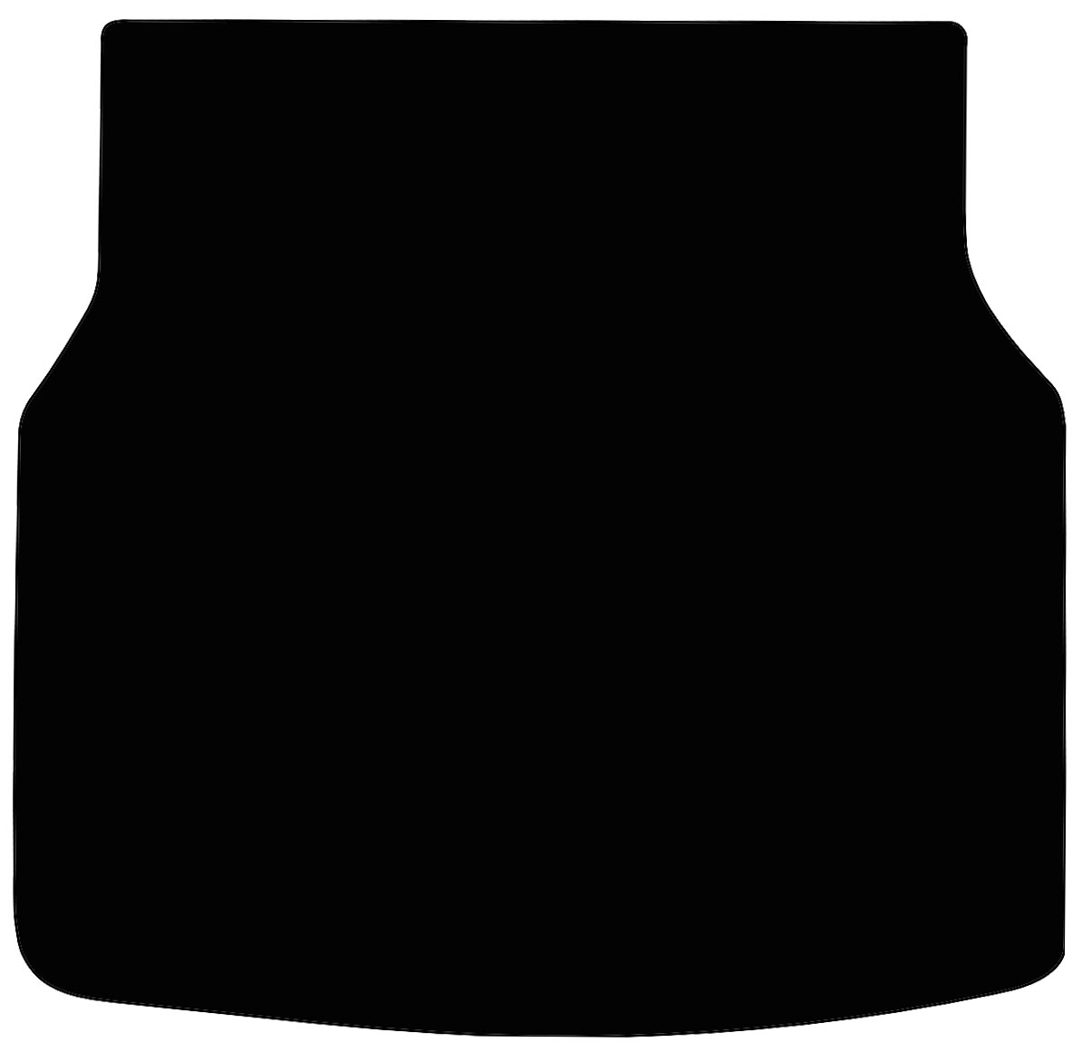 Eine Kofferraummatte in schwarz für Mercedes Benz C-Klasse S203.