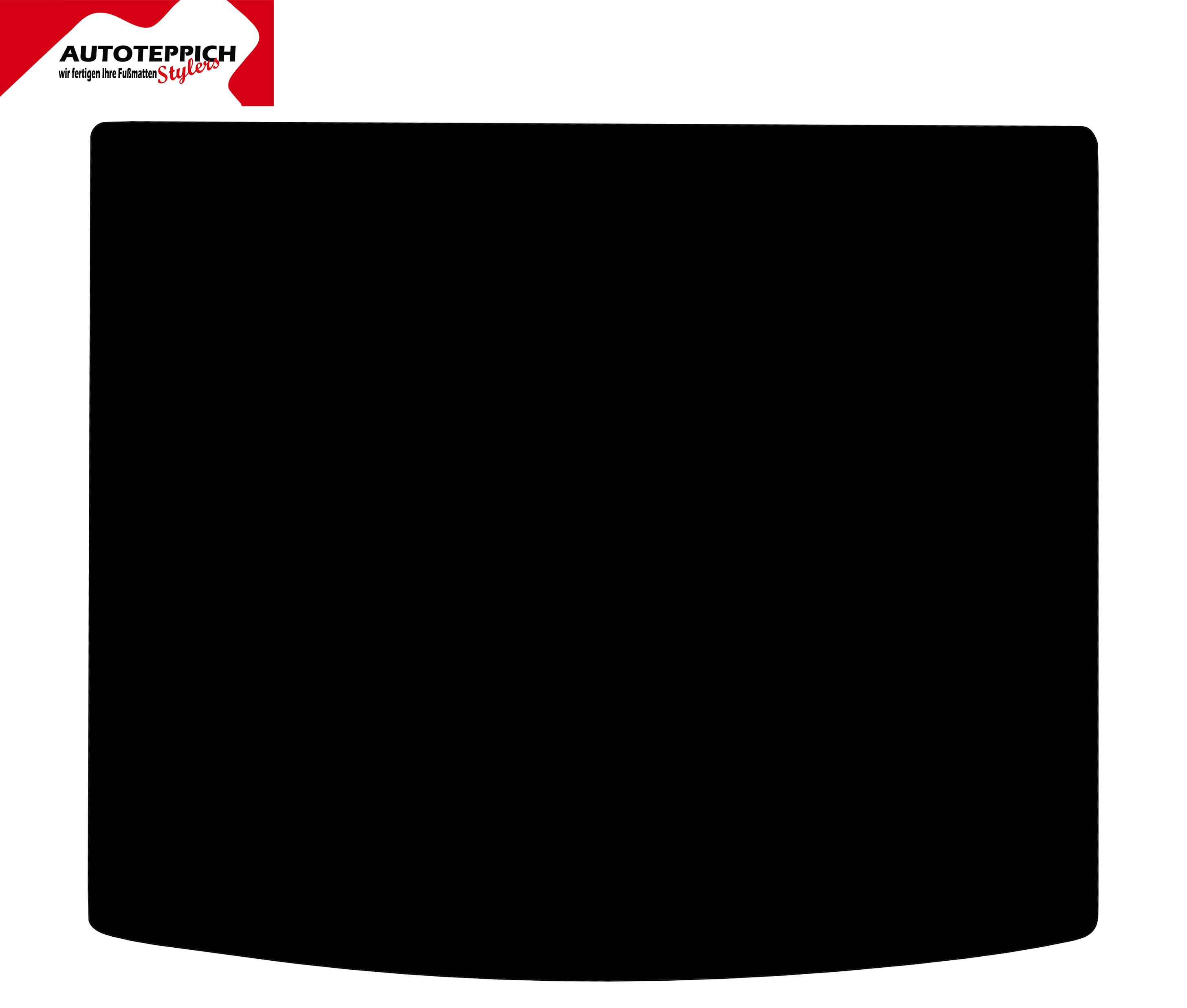 Eine Kofferraummatte für Cupra Ateca in schwarz.