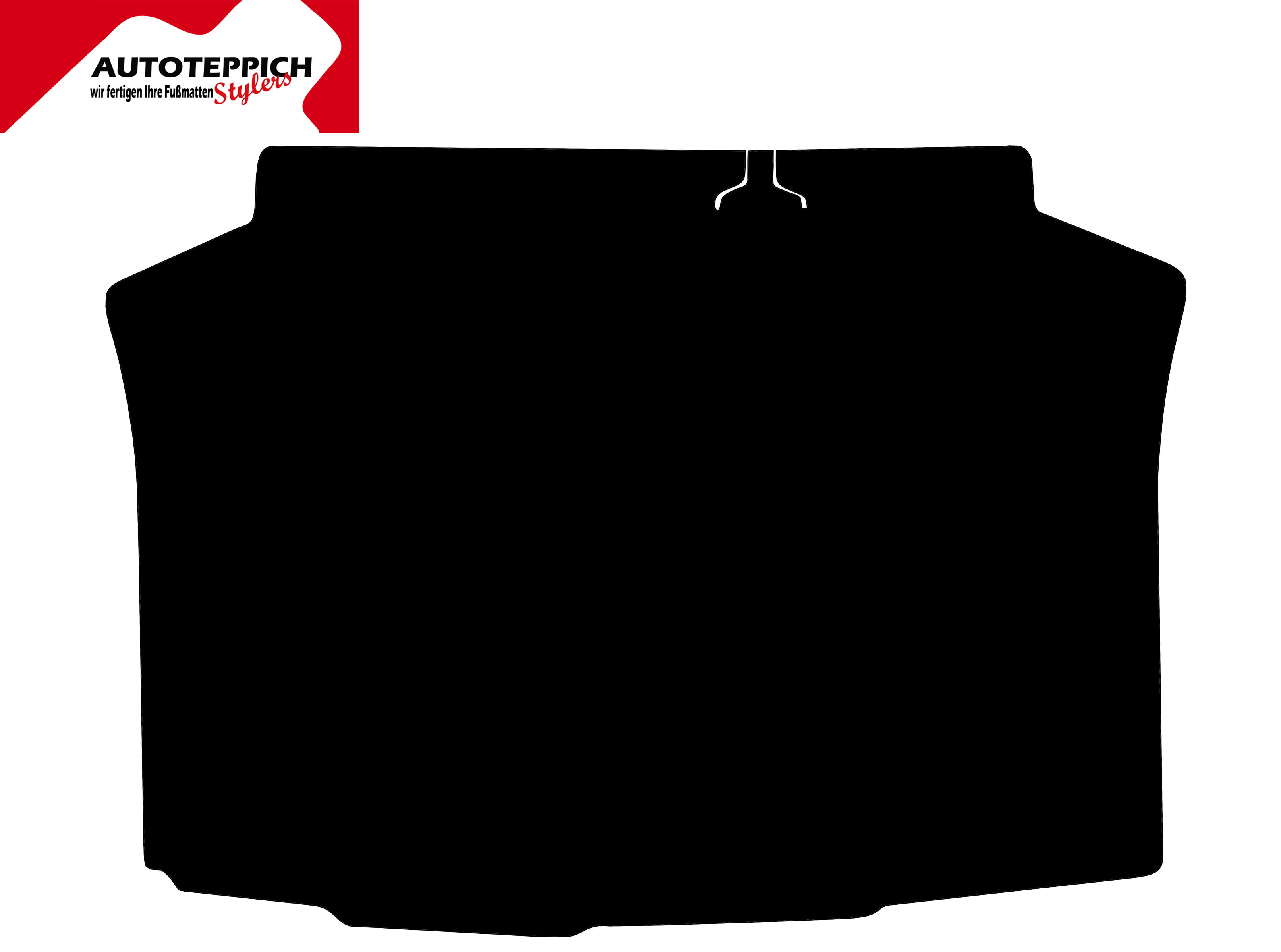 Eine Kofferraummatte für Seat Ibiza 6J in schwarz.