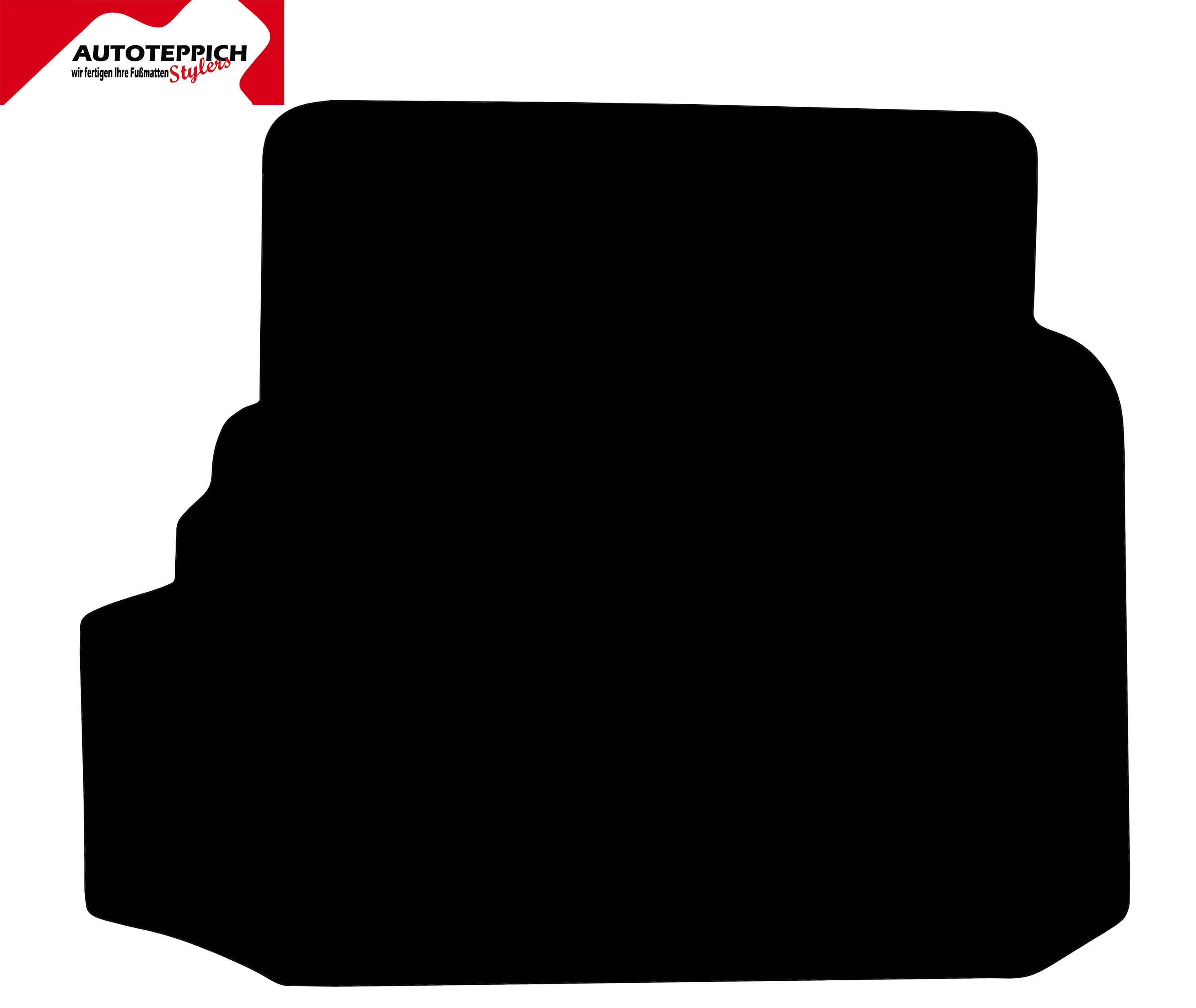 Eine Kofferraummatte in schwarz für Honda Accord Coupe 1993-1998.